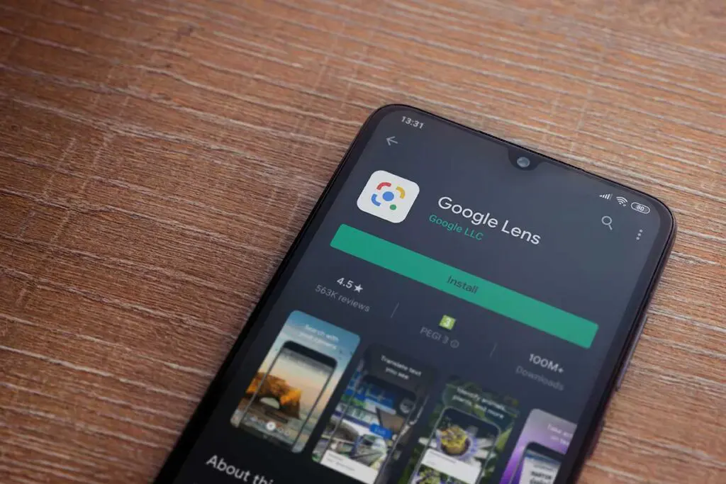 aplikacja google Lens na android