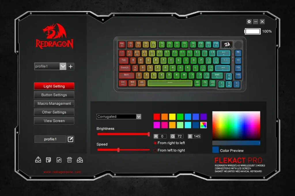 Oprogramowanie klawiatury