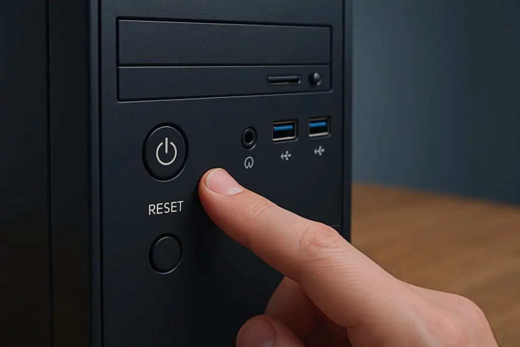 rebootowanie pc