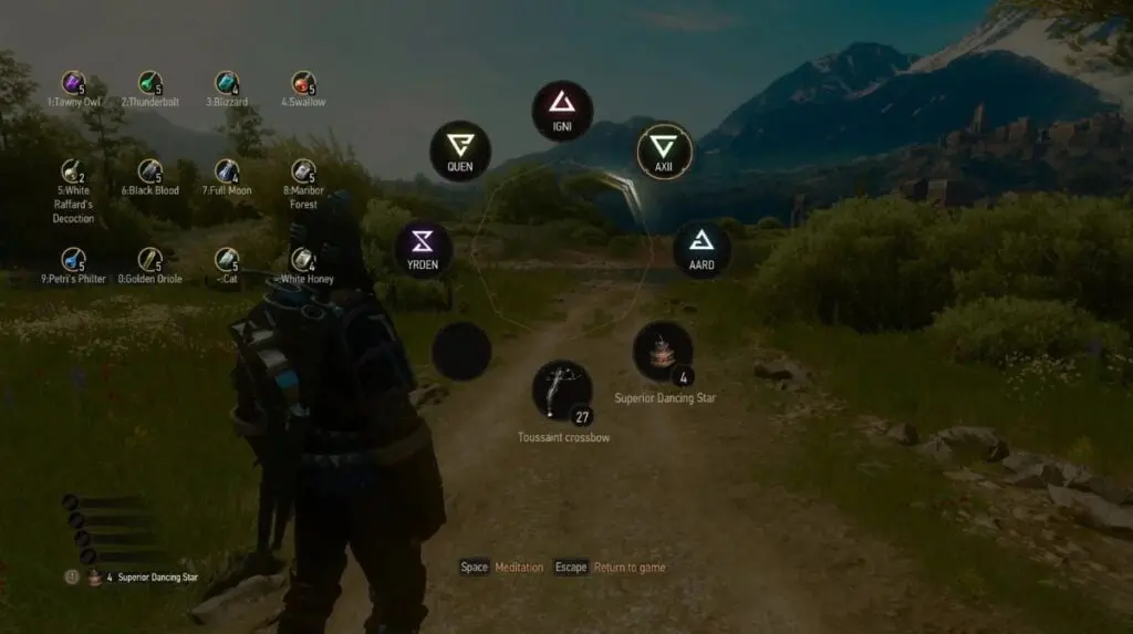 mody do Wiedźmina 3: friendly HUD