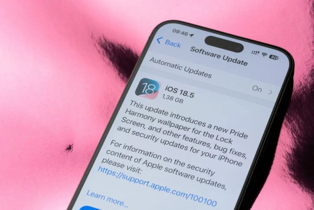 Aktualizacja urządzenia Apple