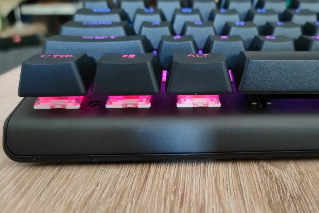Design typu floating keys