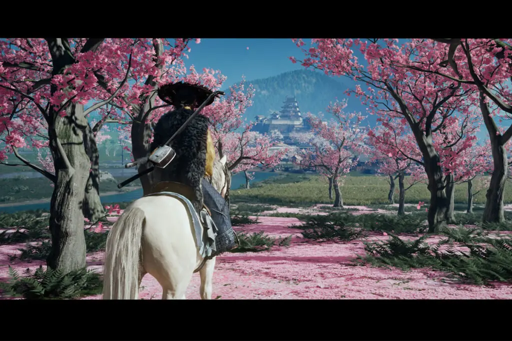 screenshot z gry ghost of Yotei