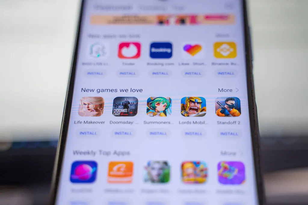 appgallery na telefonie Huawei