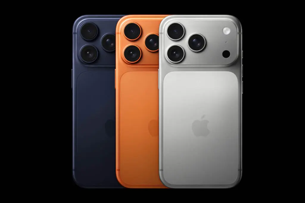 kolory w iPhone 17 pro 