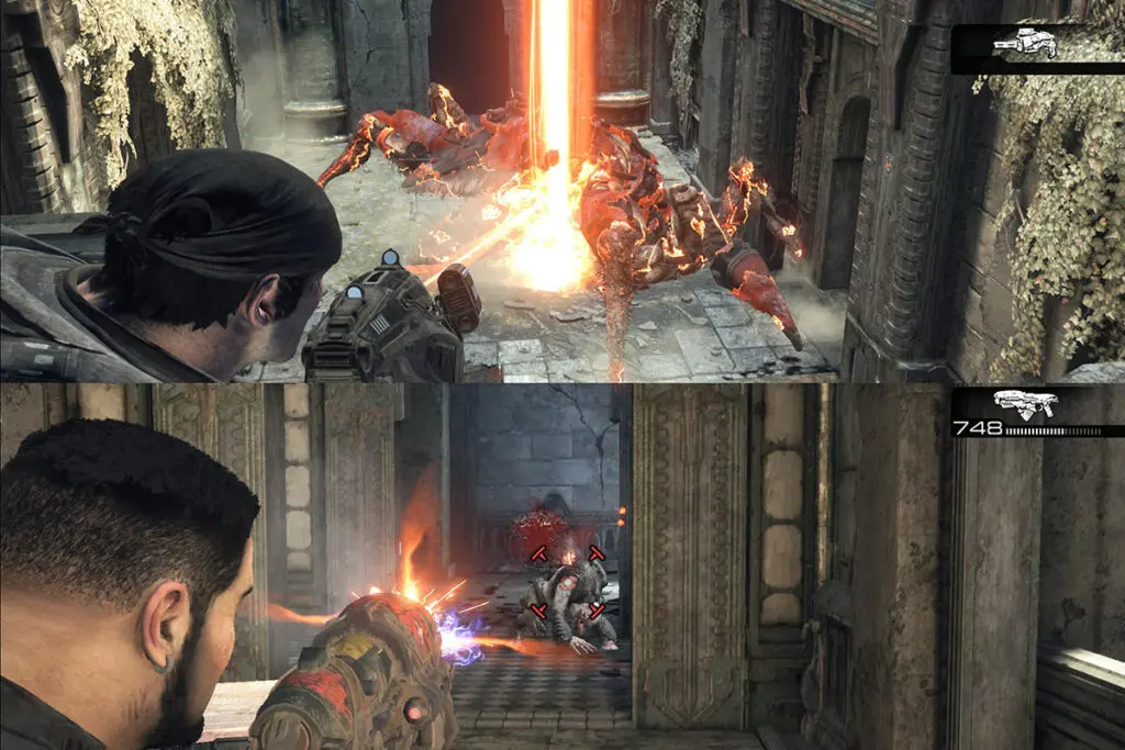 współpraca w gears of war: reloaded
