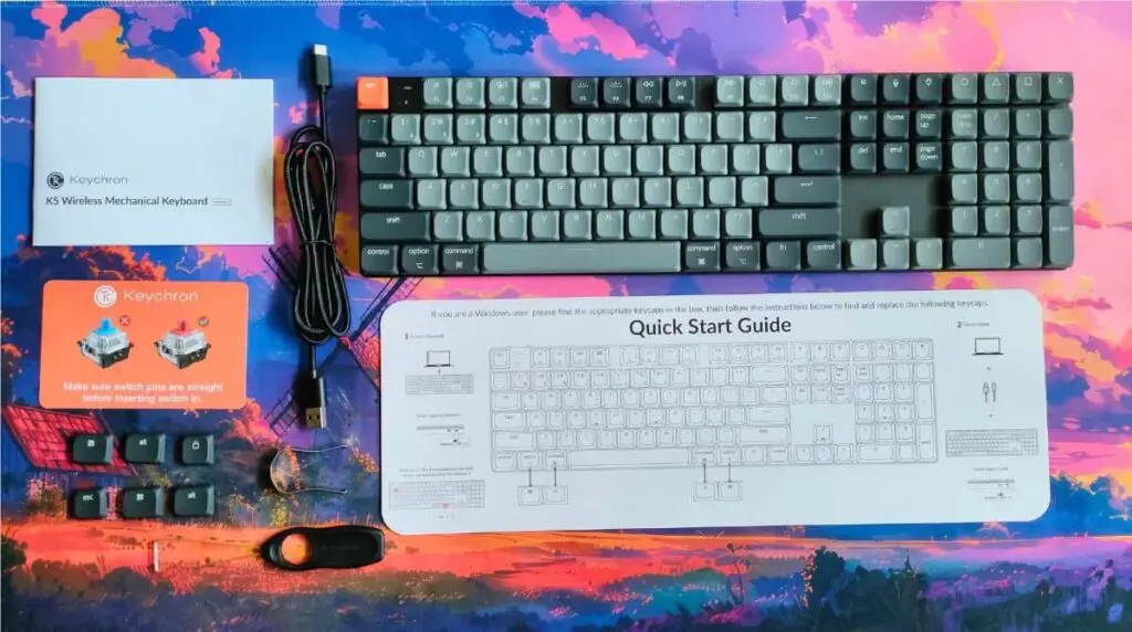 Keychron K5 akcesoria