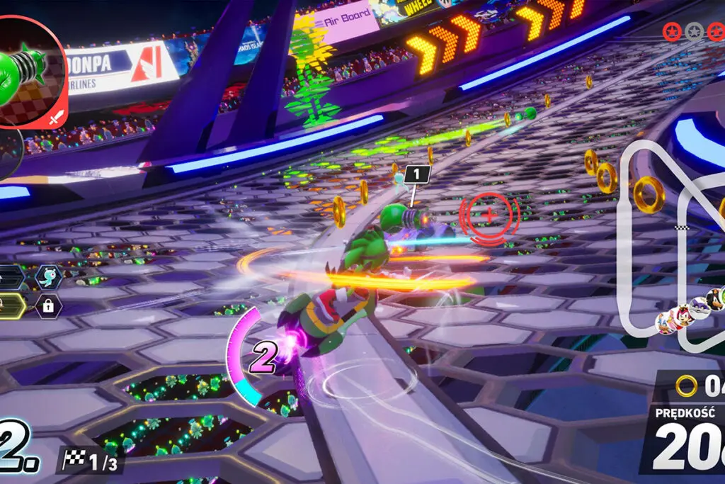 screenshot z sonic racing: crossworlds