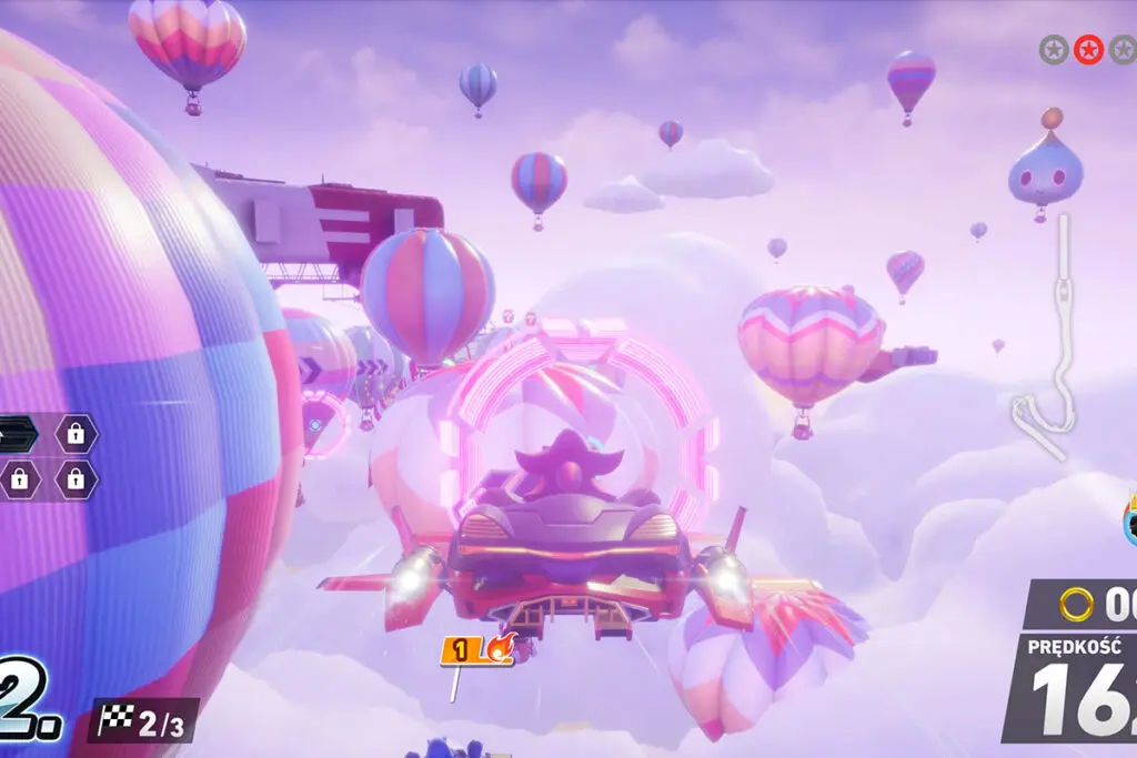 screenshot z gry sonic racing: crossworlds