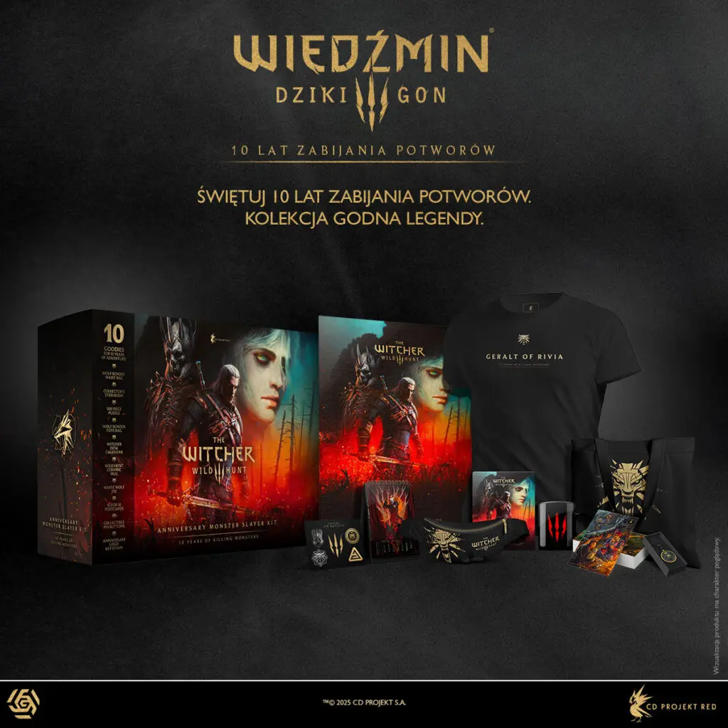 pakiet gadżetów wiedźmin 3 od good boot