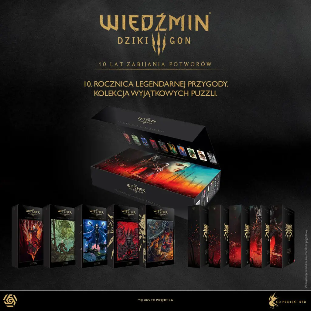 pakiet gadżetów wiedźmin 3 