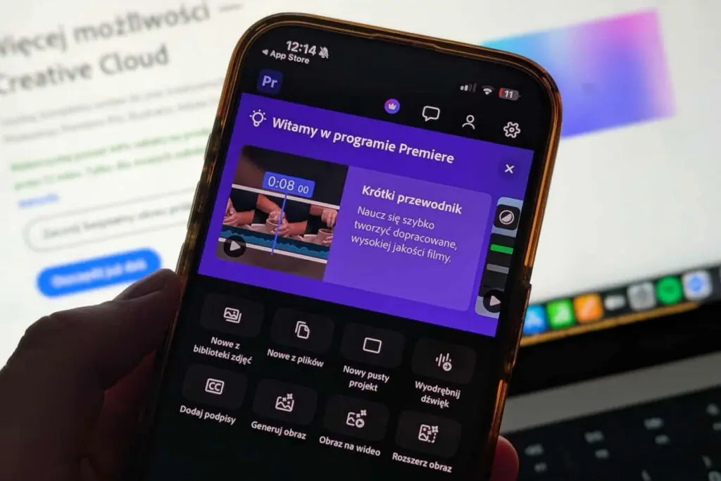 adobe premiere na iPhone