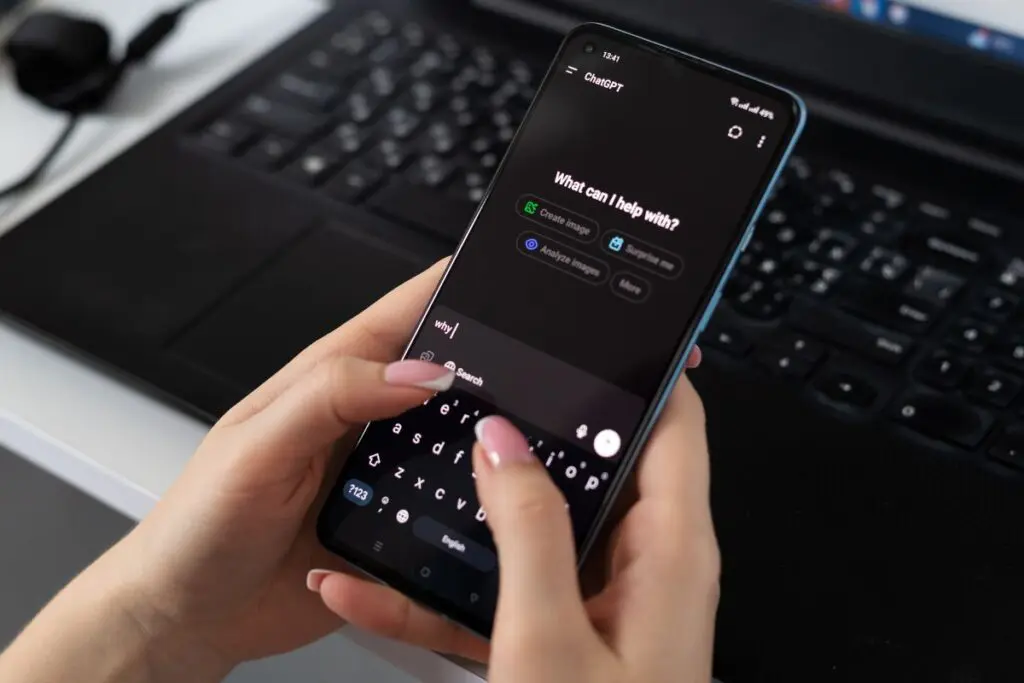 ChatGPT w wersji mobilnej
