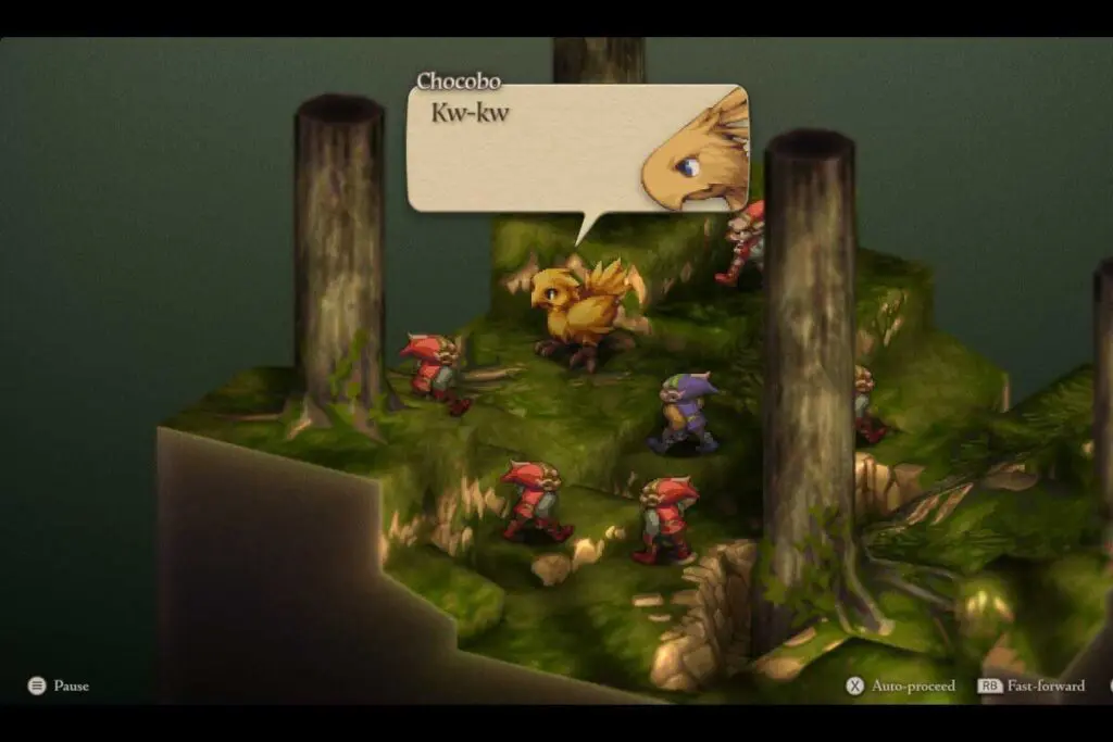 screenshot z final fantasy tactics