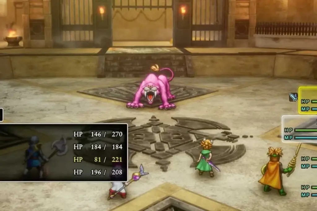 screenshot z Dragon Quest I & II HD-2D Remake