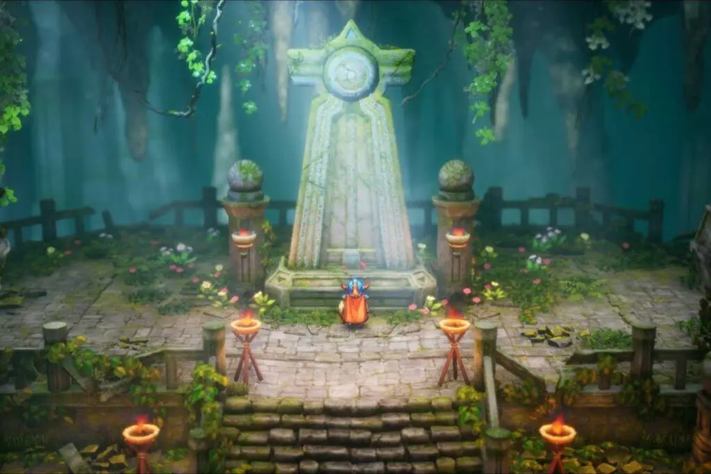 screenshot z gry Dragon Quest I & II HD-2D Remake