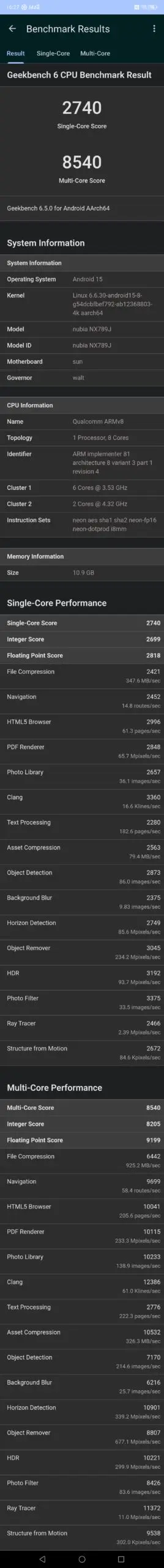 benchmark redmagic 10 pro