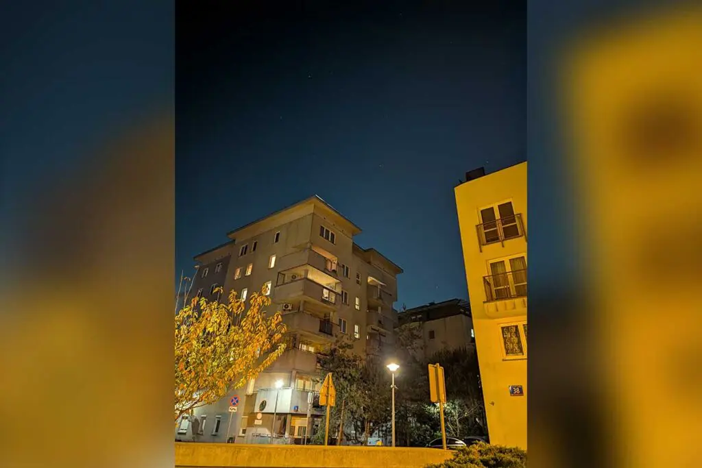 nocne zdjęcie z galaxy s25 fe