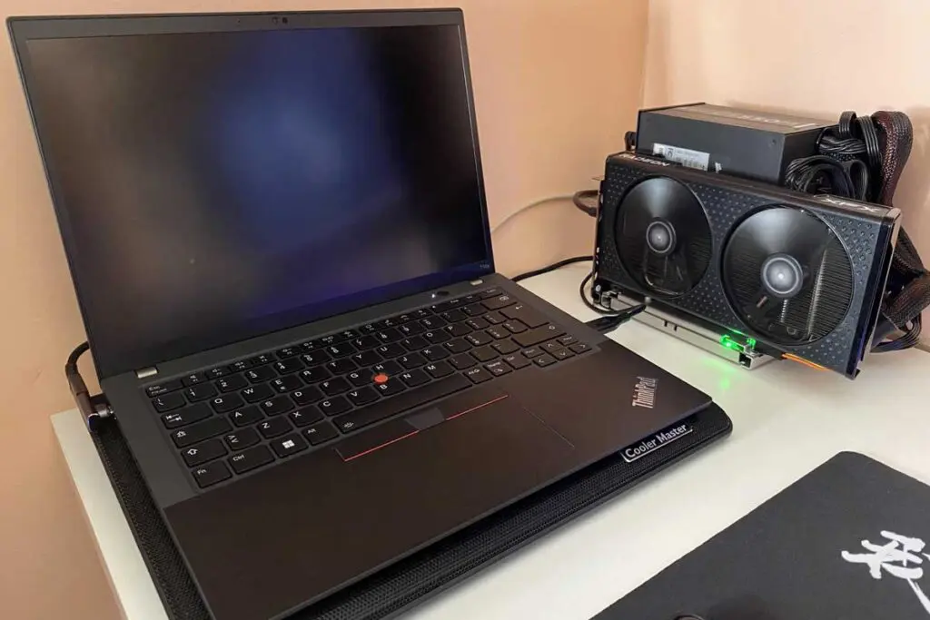 egpu z laptopem