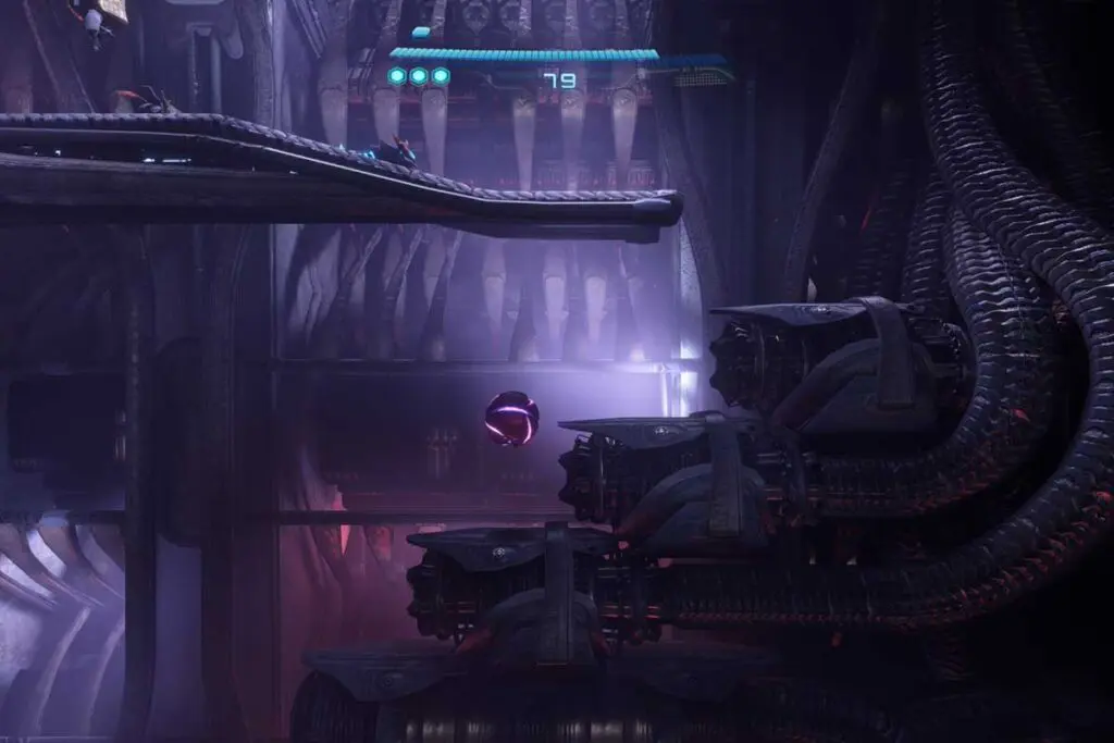 screenshot z gry metroid primę 4 beyond