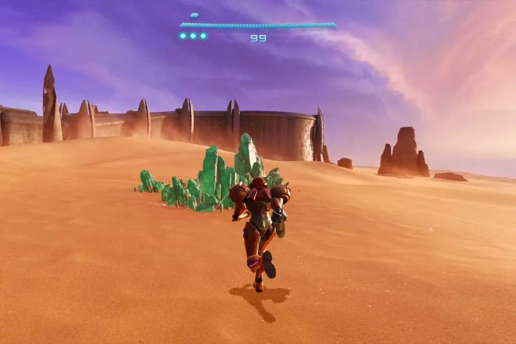 screenshot z gry metroid primę 4 beyond