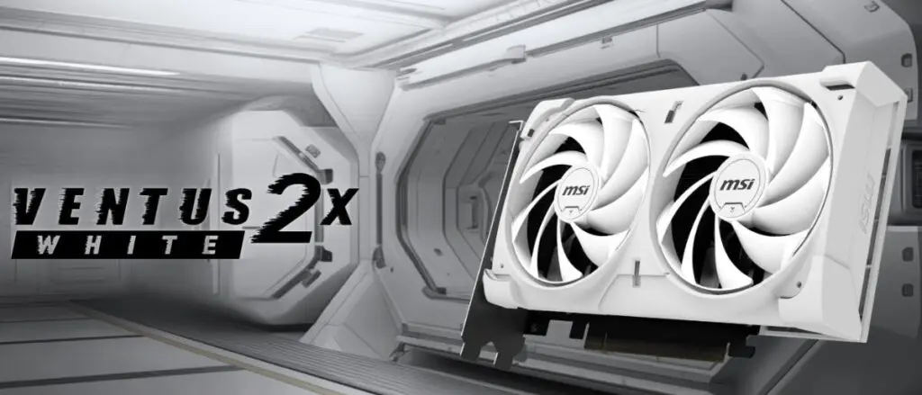Karty graficzne MSI z serii Ventus White 2x