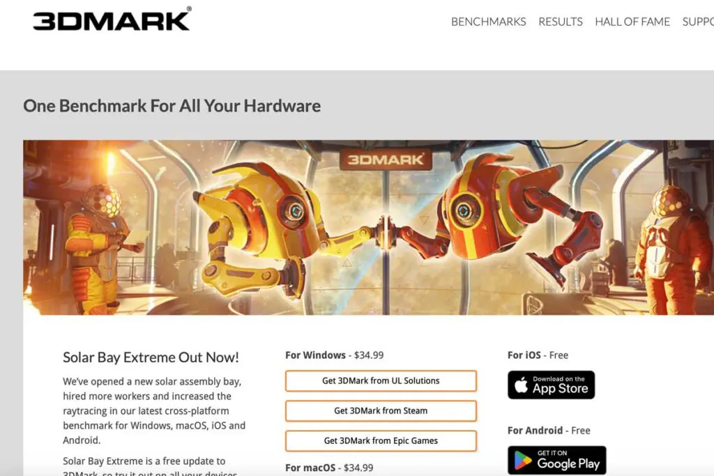 3dmark benchmark 