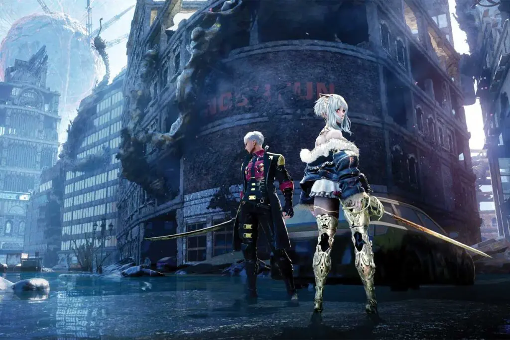 screenshot z gry codę vein II