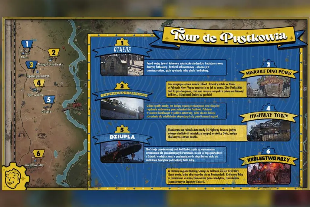mapa miejsc w Fallout 76