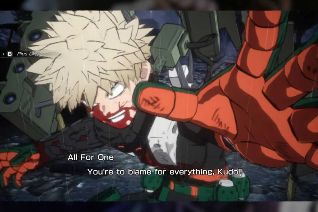 screenshot z gry my hero academia: all's justice