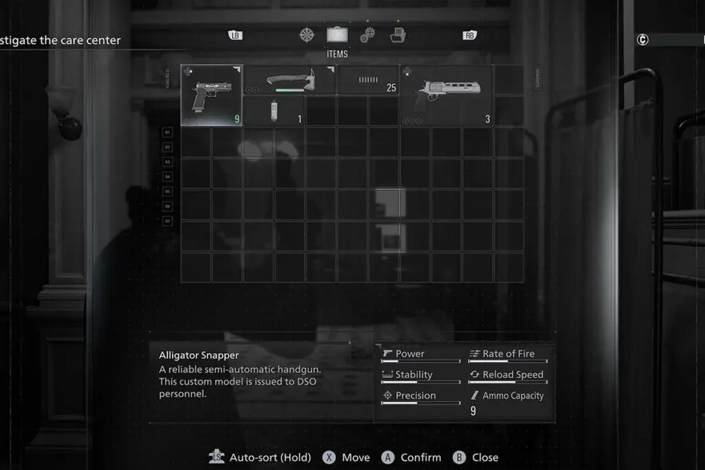 screenshot z gry resident evil requiem