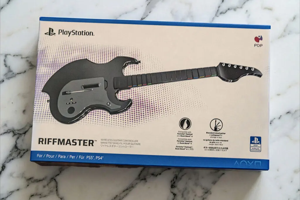 pudełko od PDP RiffMaster Wireless Guitar