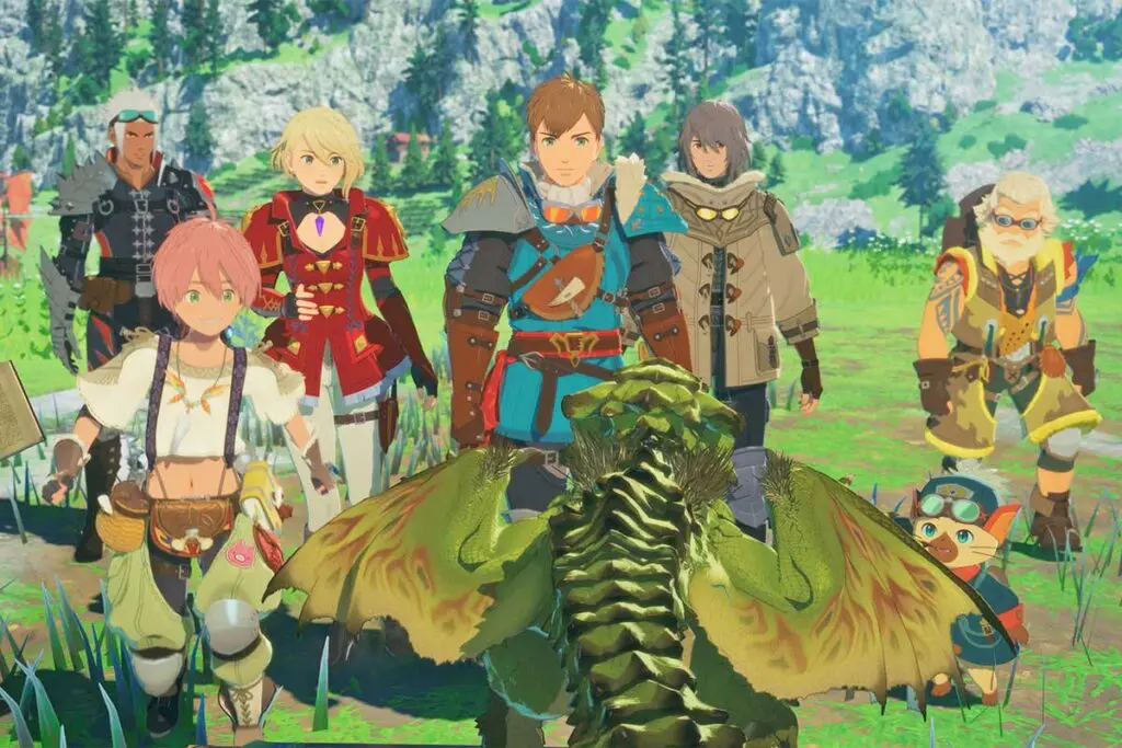 screenshot z gry monster hunter stories 3