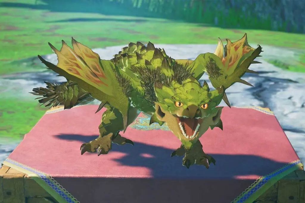 screenshot z gry monster hunter stories 3