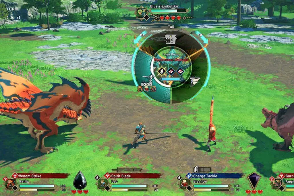 screenshot z gry monster hunter stories 3