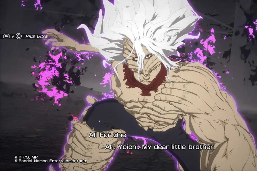 screenshot z gry my hero academia: all's justice