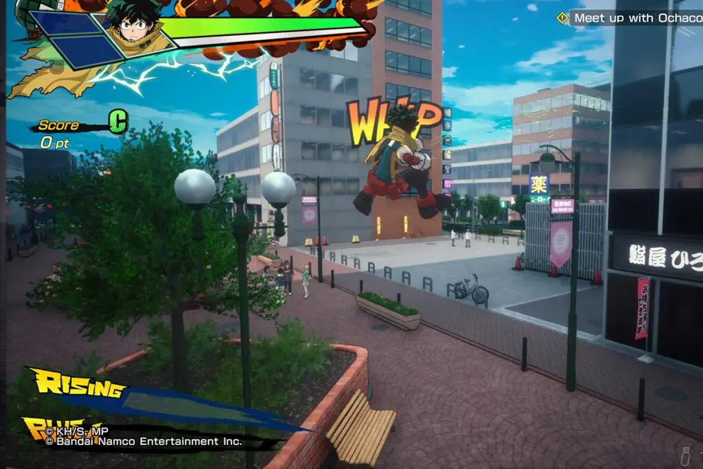 screenshot z gry my hero academia: all's justice