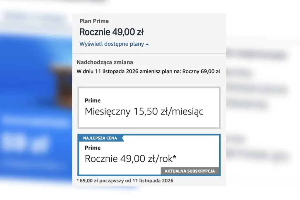 prime video cena w 2026 roku