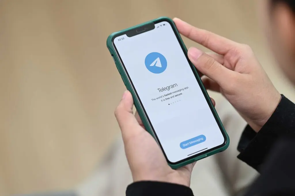telegram na iPhone