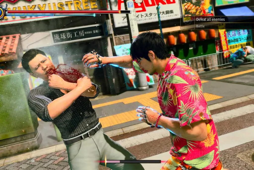screenshot z gry yakuza kiwami 3
