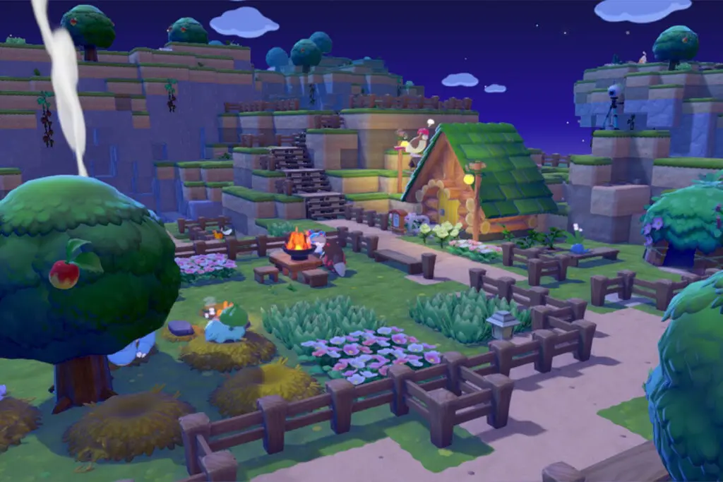screenshot z gry pokemon pokopia
