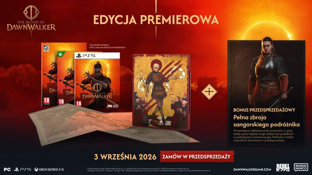 edycja premierowa the Blood of dawnwalker