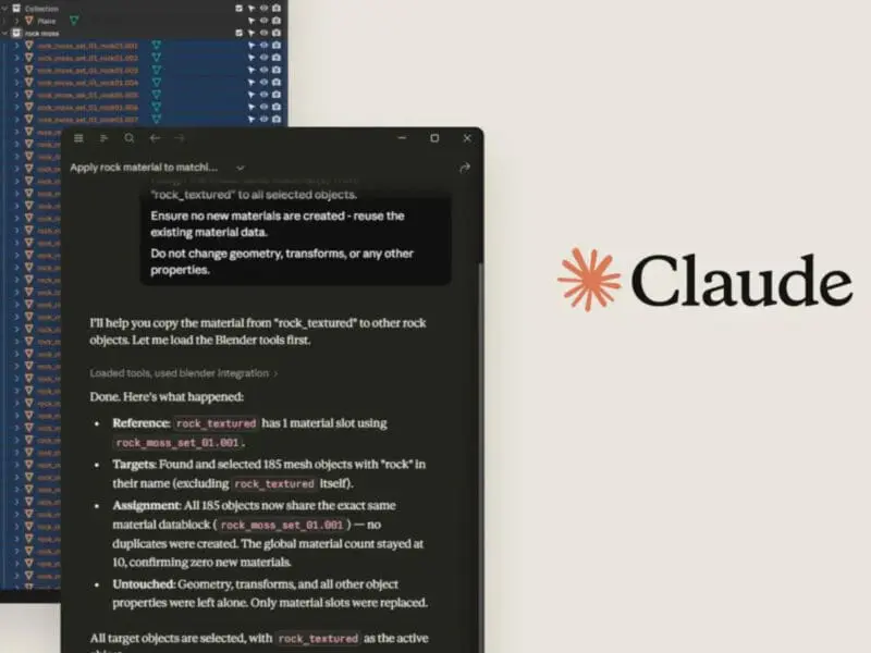 Claude obsłuży Photoshopa i Blendera za Ciebie. W jaki sposób?