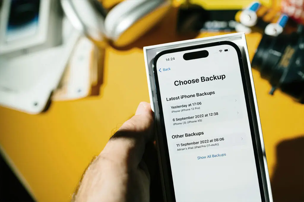 jak zrobić backup w iPhone
