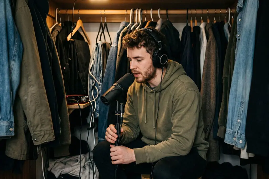 podcast w szafie jak zrobić