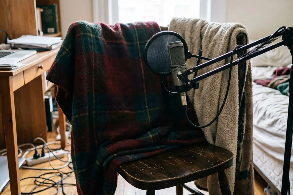 jak zrobić podcast w szafie