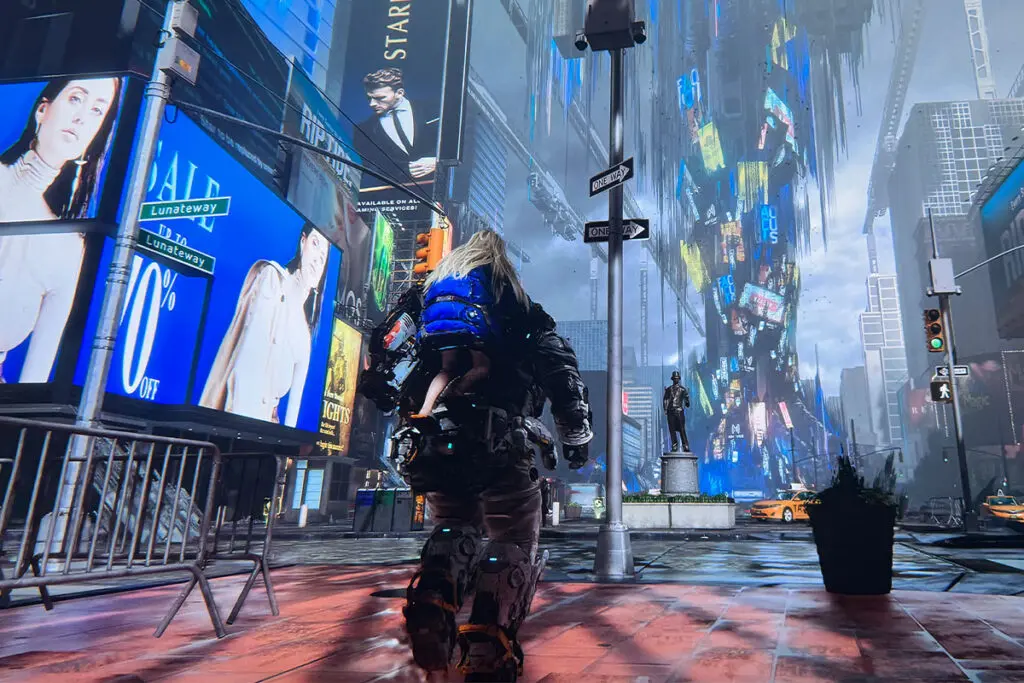 screenshot z gry pragmata