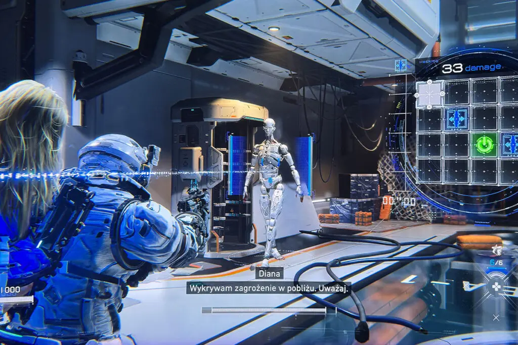 screenshot z gry pragmata