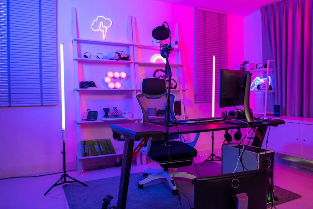 gadżety dla gracza pc stanowisko