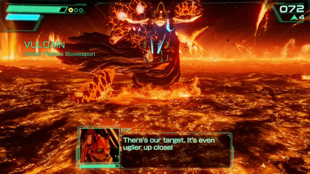 screenshot z gry star fox